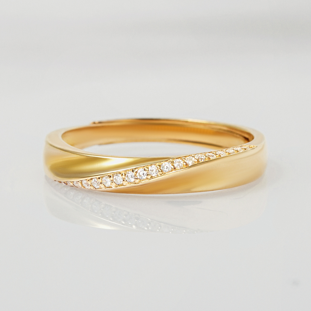 (Một Cặp) Nhẫn Đôi Bạc 925 Freesize Tình Yêu Symbols Of Love - VYR03 & VYR04