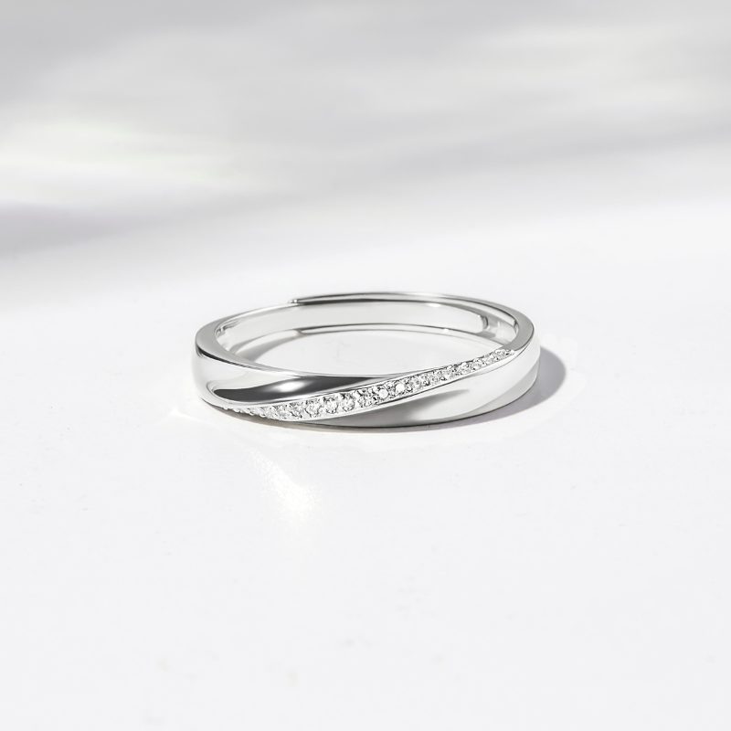 (Một Cặp) Nhẫn Đôi Bạc 925 Freesize Tình Yêu Symbols Of Love - VYR03 & VYR04