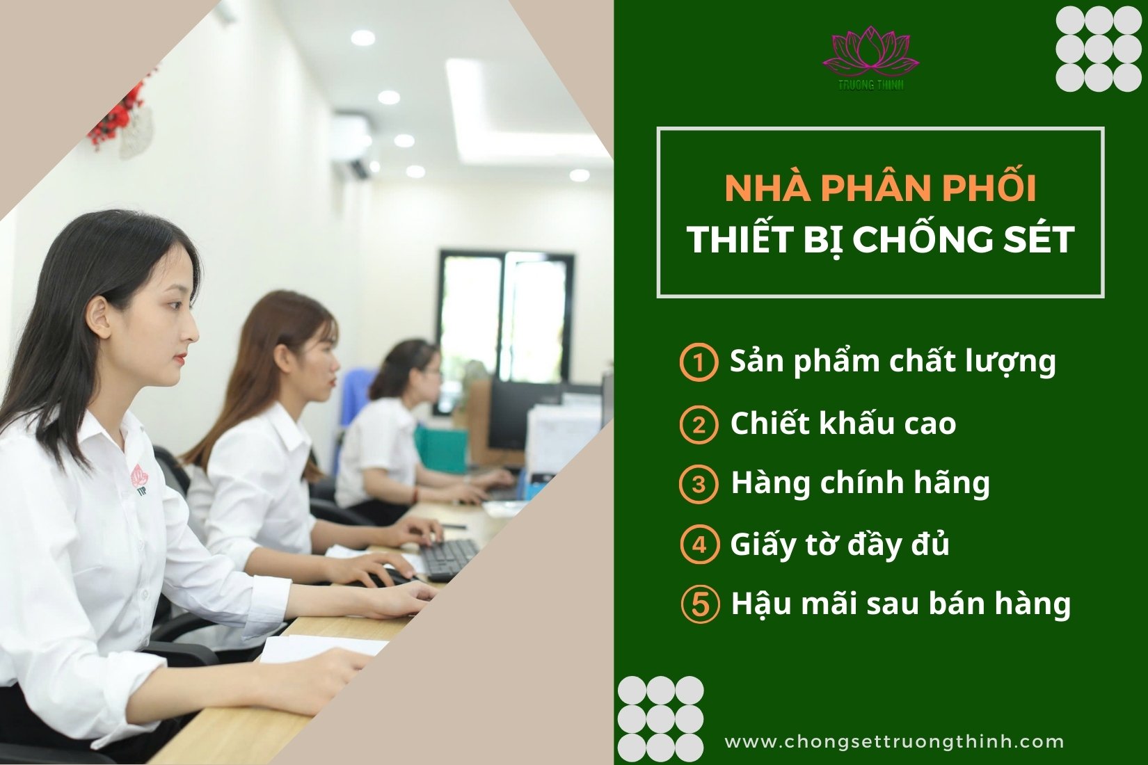 Trường Thịnh - Nhà phân phối thiết bị chống sét