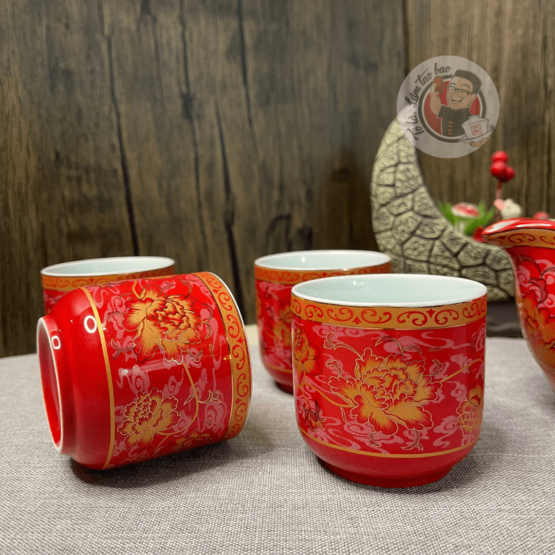 Bộ Trà Sứ Mã 1