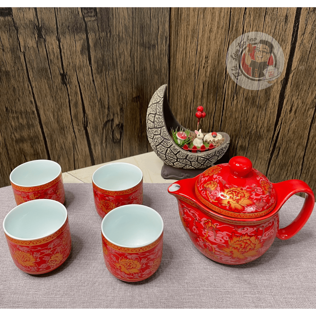 Bộ Trà Sứ Mã 1