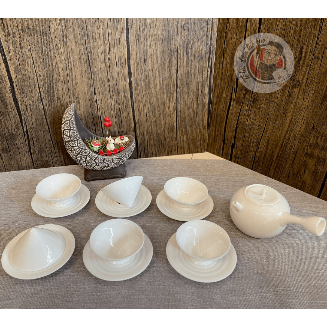 Bộ Trà Sứ Chén Nón