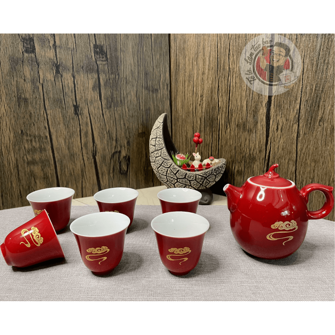 Bộ Trà Sứ Mã 9