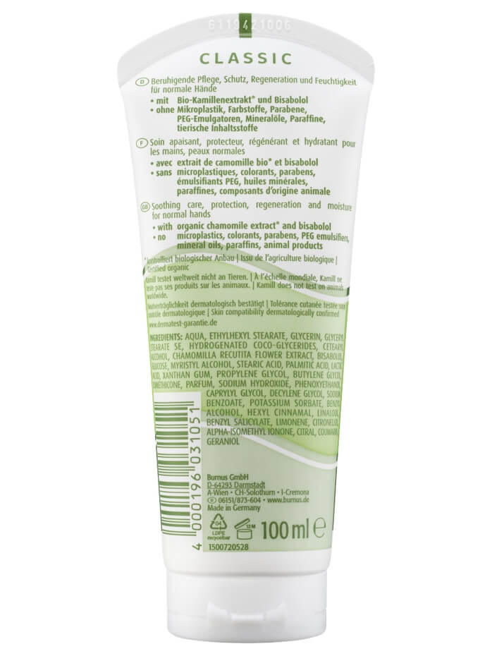 Kem Dưỡng Tay Kamill Classic Cho Da Thường, 100ml