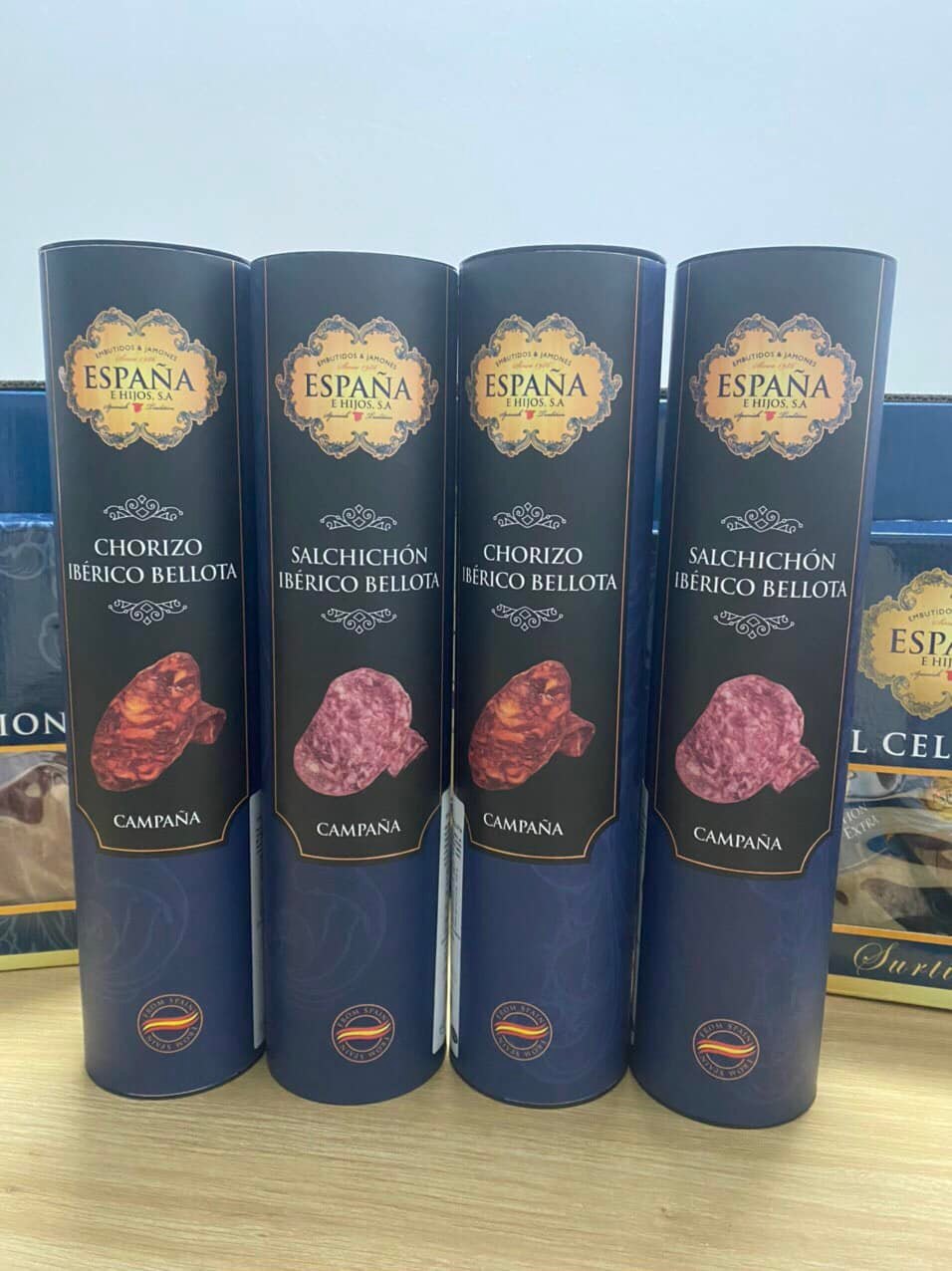 Heo muối Salami ống