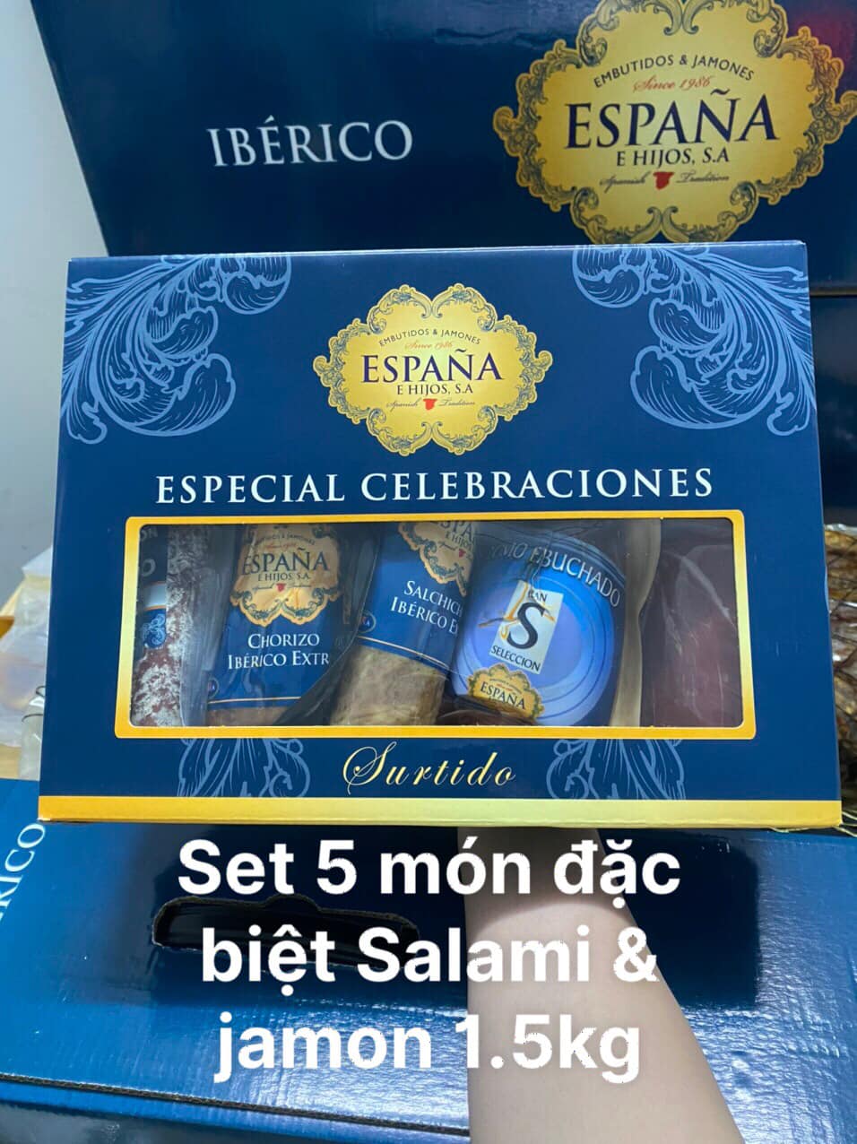Heo muối set 5 món Jamon và Salami
