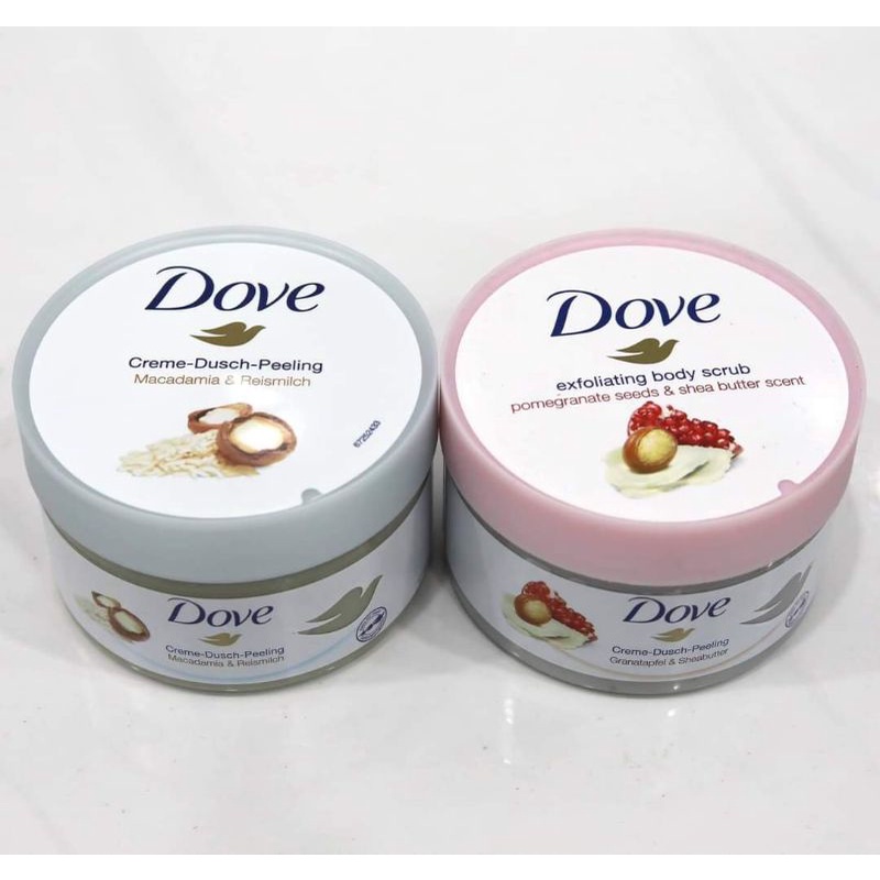 Tẩy da chết Dove Body Scrub Exfoliating 225ml phiên bản Đức