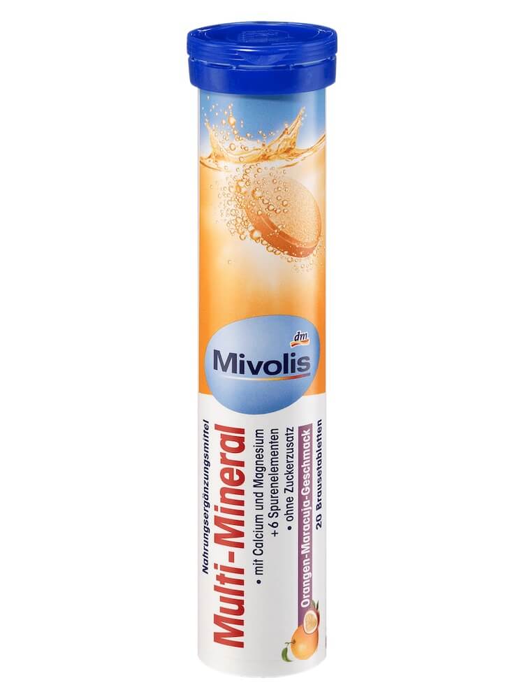Viên Sủi Mivolis bổ sung vitamin, khoáng chất, tăng đề kháng cho cơ thể, 20 viên