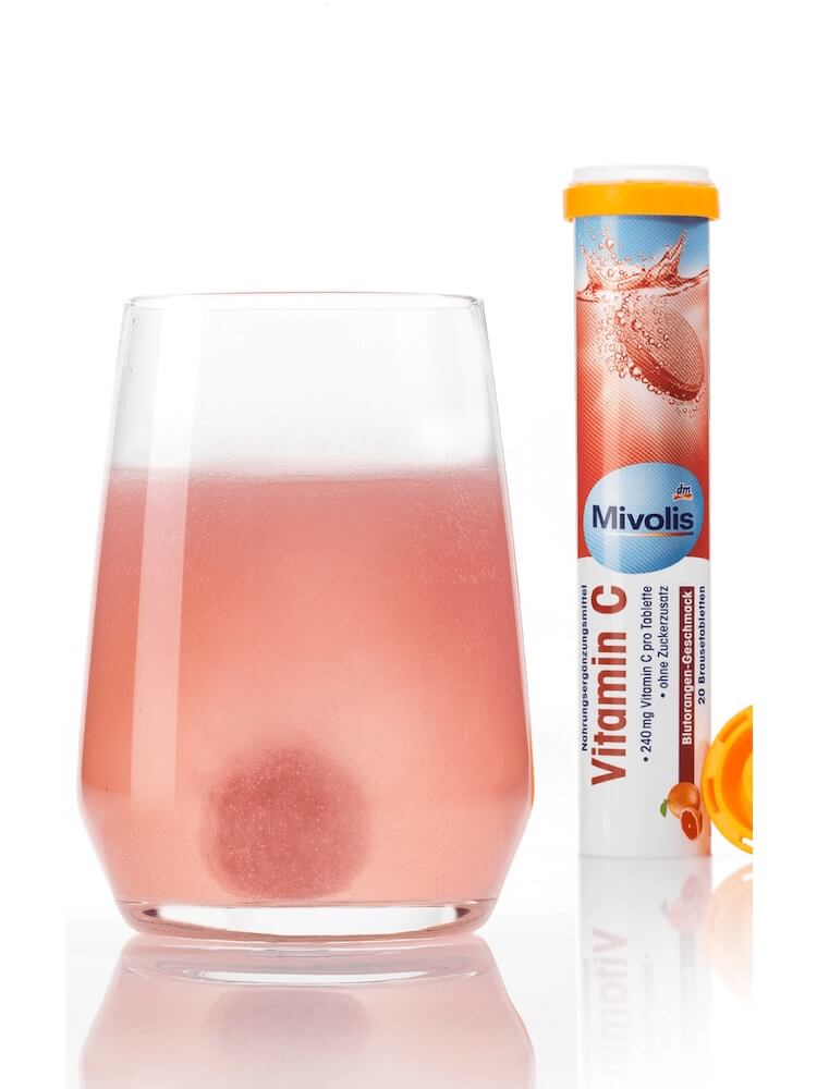 Viên sủi Mivolis Vitamin C của Đức