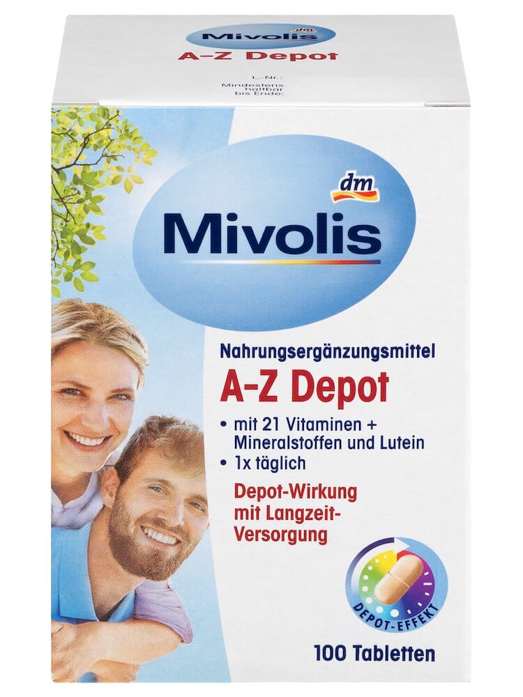 Vitamin Tổng Hợp Mivolis A Z Depot Dưới 50 Tuổi, 100 Viên