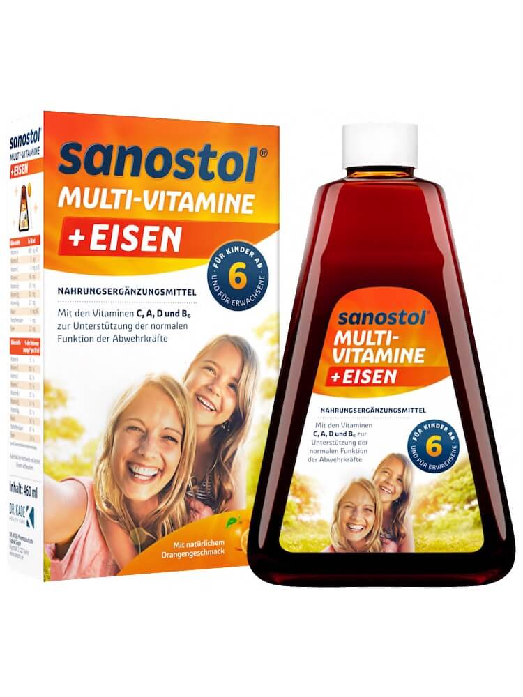 Vitamin Tổng Hợp Sanostol Số 6 Cho Bé Từ 6 Tuổi và người lớn, 460 ml
