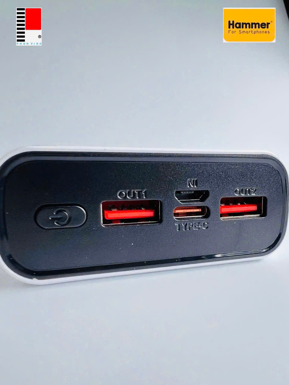 Sạc dự phòng Hammer H-P88 22.5W - 20.000mAh, Kim Ánh cam kết hàng chính hãng bảo hành 12 tháng