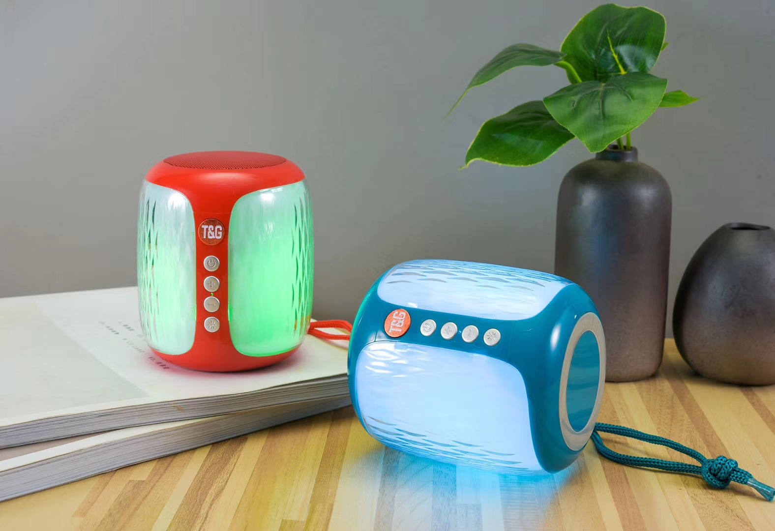 Loa bluetooth TG611 có LED RGB  đẹp, âm thanh hay, bass mạnh mẽ, pin lâu,  không thấm nước