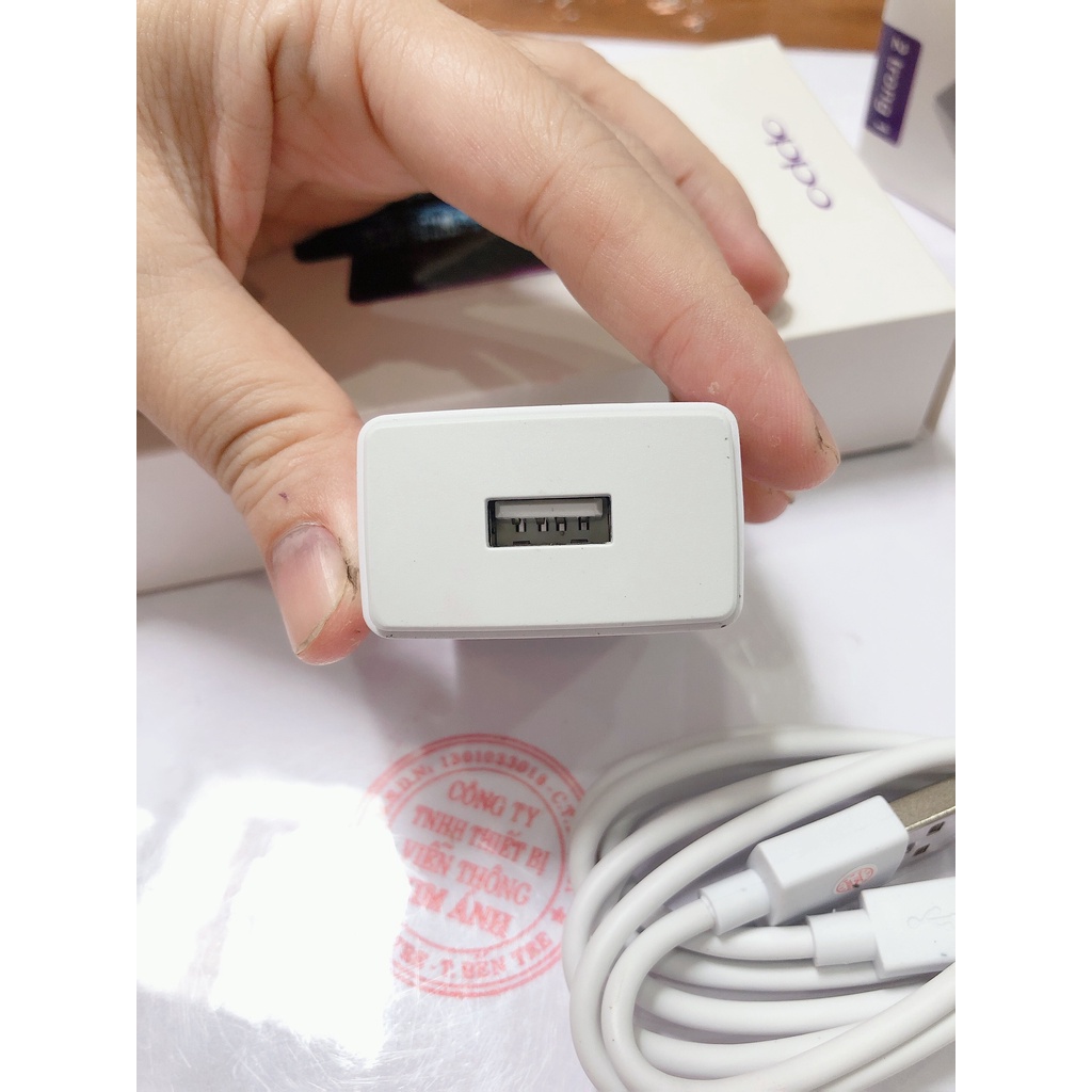 Bộ Sạc Nhanh OPPO Mã 933 - 2A Zin máy, 5V-2A, Có Box , Hàng Chính Hãng, bảo hành 12 tháng