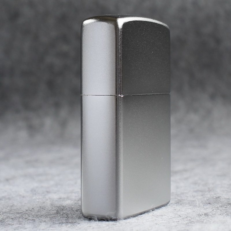 Bật lửa, hộp quẹt Zippo Mỹ Satin Chrome (mã 250) vân nhám chống trầy , hàng chính hãng  có giấy Hải Quan kèm đơn hàng