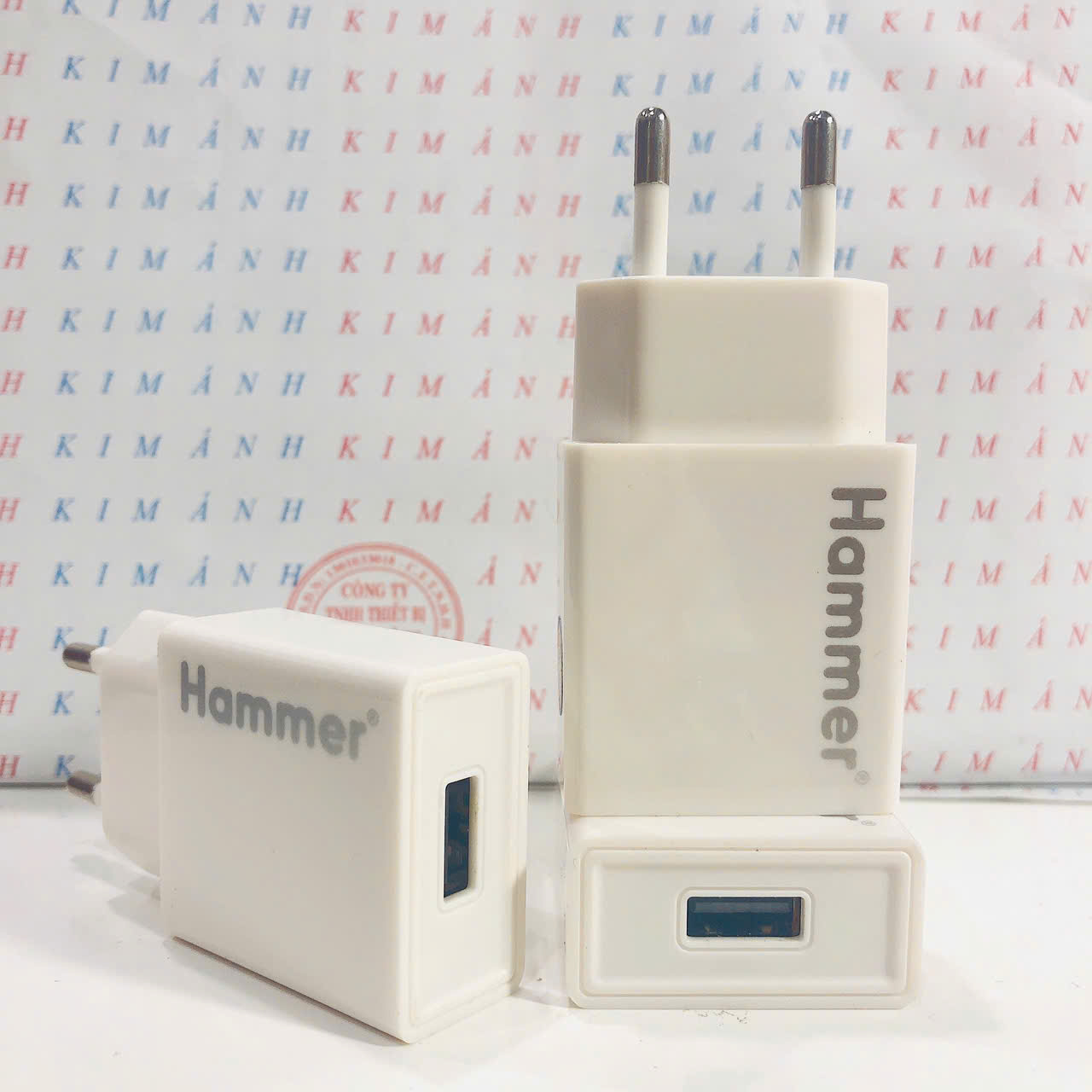Củ sạc Hammer SH1.8 dòng điện chuẩn 1.8A cổng USB, Check Qr truy xuất nguồn gốc bảo hành 12 tháng