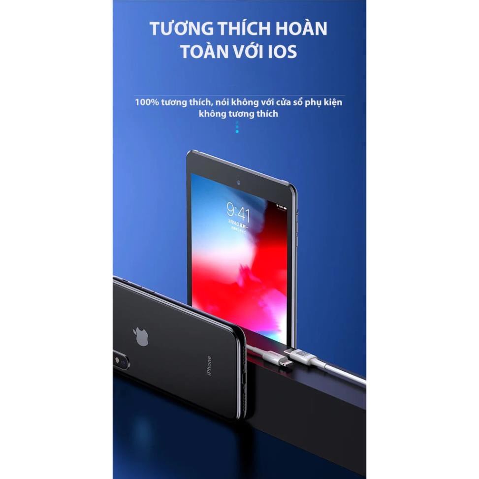 Dây sạc nhanh Pisen Quick L & Type-C 3A (Type-C to L ) 1000mm - (CL-PD-1000),  Hàng Chính Hãng