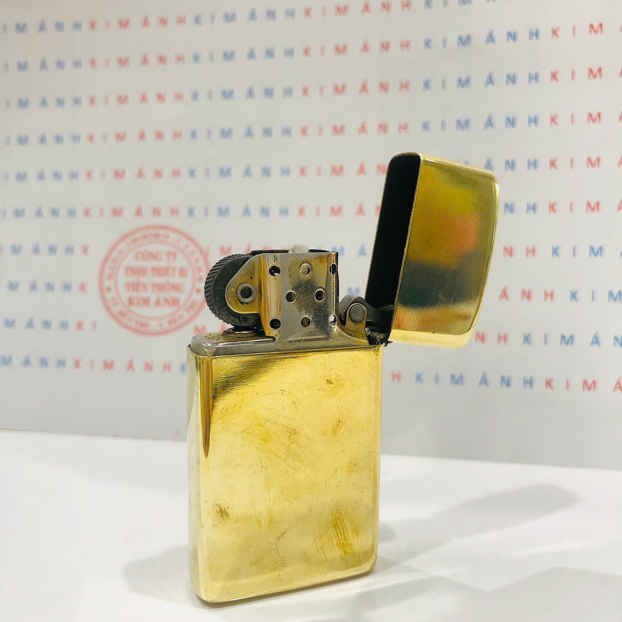 Bật lửa Zippo Slim Mỹ chu niên Hawaii hiếm gặp, sản xuất 1989, hàng chính hãng có giấy Hải quan gửi kèm đơn hàng