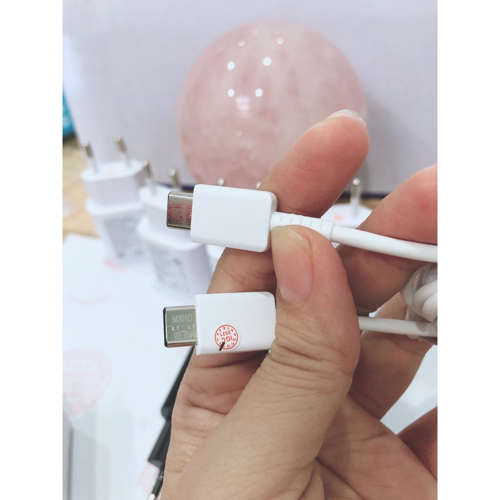 DÂY SẠC NHANH SAMSUNG 2 ĐẦU TYPE C - 25W DÀNH CHO SS NOTE 10 H,ính Hãng bảo hành 12 tháng