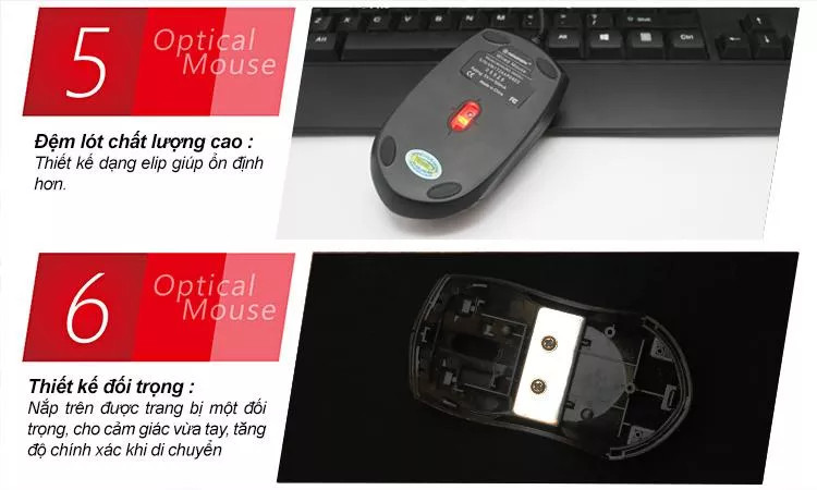 Chuột máy tính có dây NEWMEN M266, chuột quang, 1200DPI, dùng cho game, văn phòng - Hàng Chính Hãng,Bảo hành 24 tháng