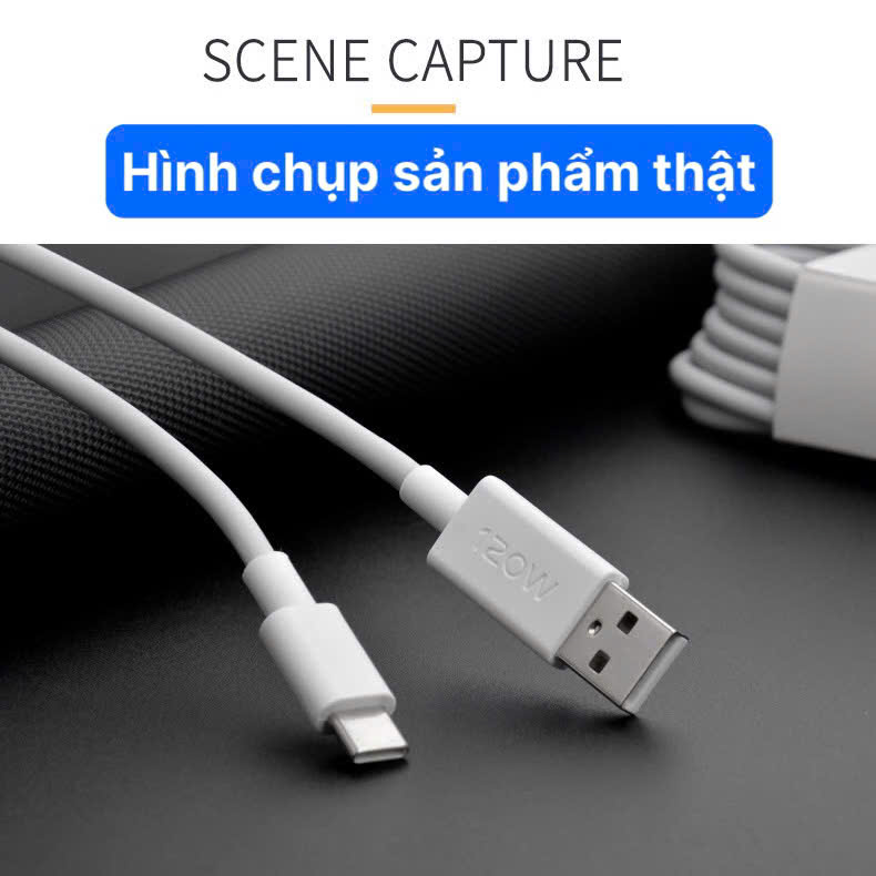Dây sạc siêu nhanh LI-TOP LX78 120W, chân Type C, dây mịn mập, lõi 260 sợ đồng, được dùng thử 30 ngày, hàng chính hãng