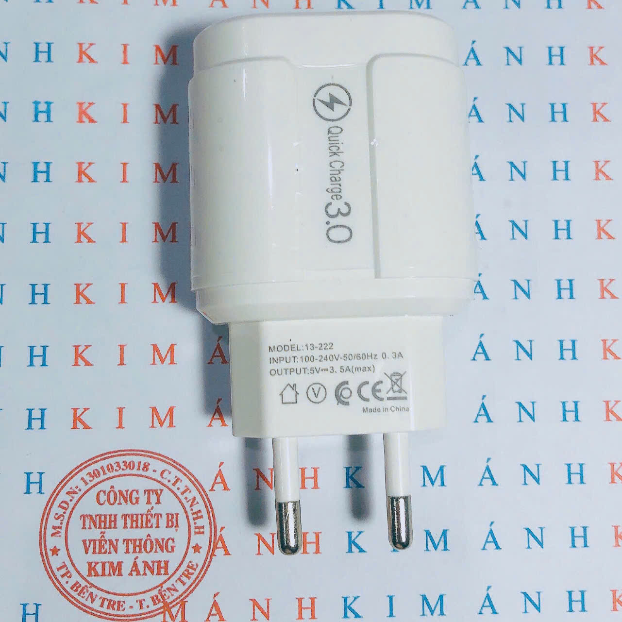 Củ sạc Macaron Color 3 cổng USB, dòng điện 3.5A, Kim Ánh bảo hành chính hãng 12 tháng, bao đổi trả
