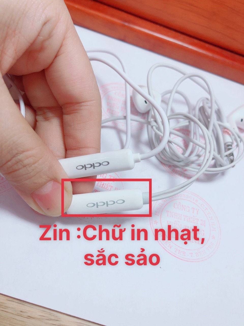 (Cam kết nghe hay) Tai nghe điện thoại Oppo R9 Zin Máy - Box