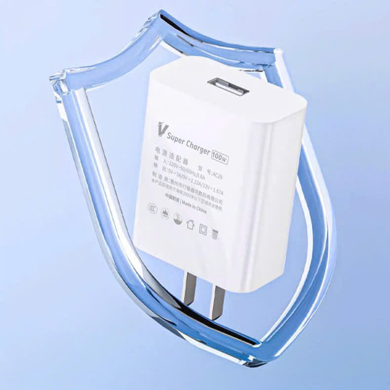 Củ sạc nhanh LI-TOP AC29 100W, đạt chứng nhận 3C tiêu chuẩn quốc gia, bảo hành chính hãng 12 tháng, cho dùng thử 30 ngày
