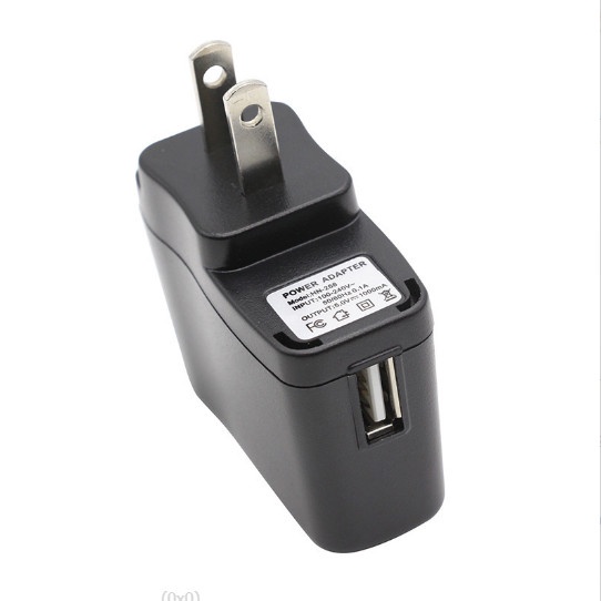 Cóc sạc đen đổi đèn khi sạc đầy pin - Cục sạc điện thoại, nguồn sạc đài 5V, dùng sạc cho máy nghe nhạc, máy nghe kinh