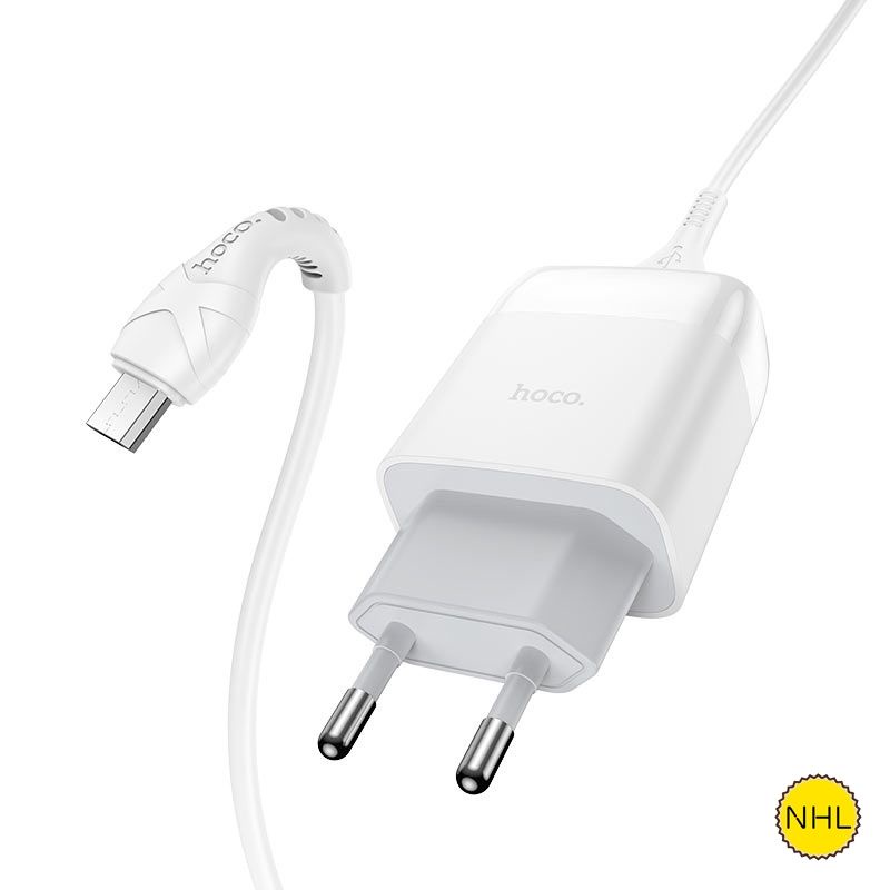 Micro- Bộ sạc nhanh Hoco C72Q 18W, QC3.0 Chuôi cắm Micro, dùng thử 30 ngày, bảo hành chính hãng 12 tháng