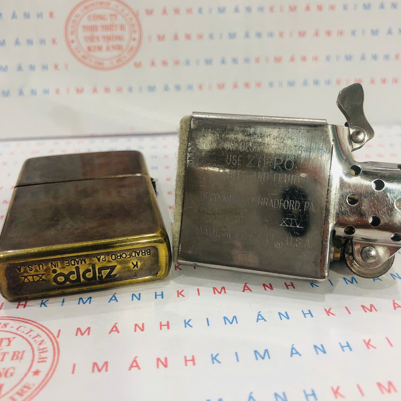 Bật lửa Zippo Mỹ chủ đề Chim Cú Mèo Brass, Cam kết hàng chính hãng có giấy Hải quan gửi kèm đơn hàng