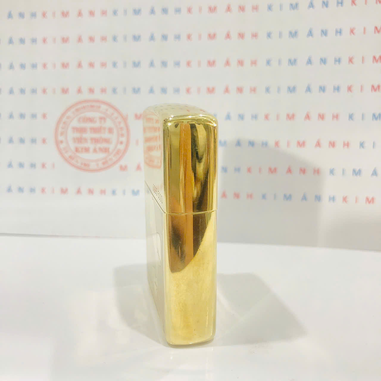 Bật lửa Zippo Brass MỸ Marlboro Limited, hàng Chính Hãng do Kim Ánh nhập khẩu có giấy Hải Quan đi kèm