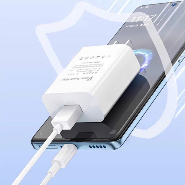 Bộ sạc nhanh LI-TOP AC29 100W chân Type C , có chứng nhận 3C tiêu chuẩn quốc gia, bảo hành chính hãng 12 tháng