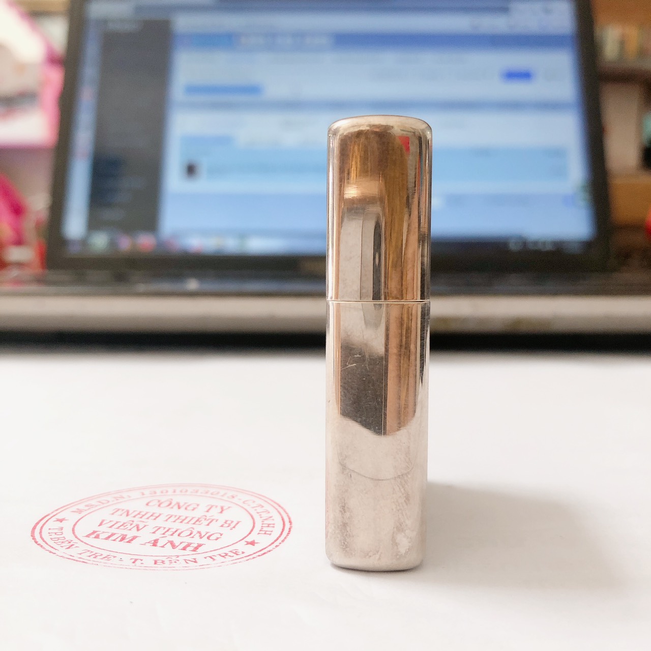 Bật lửa Zippo Mỹ lacke bạc khắc ăn mòn full nắp chủ đề Since 1932, Zippo for the light of your life, hàng chính hãng