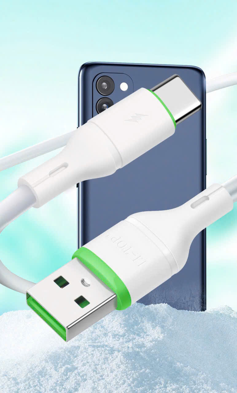 Dây sạc LI-TOP LX11 chân Micro (hộp giấy) công suất 66W, Kim Ánh cho dùng thử 30 ngày, bảo hành chính hãng 12 tháng