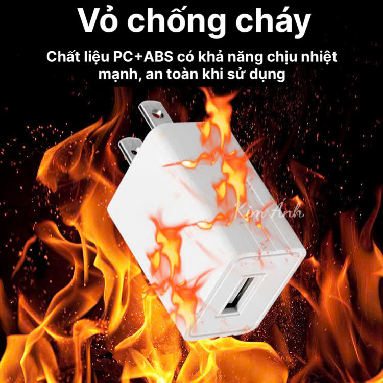 Củ sạc 2A xuất Nhật KFLY (JHX-AC2012), chứng nhận PSE tiêu chuẩn Nhật Bản, dùng thử 30 ngày, bảo hành chính hãng 1 năm