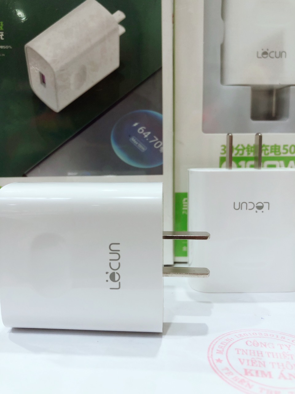 Cóc Sạc Nhanh Lecun C51 công suất cao lên đến 100W, có chip nhận dạng nguồn điện thông minh