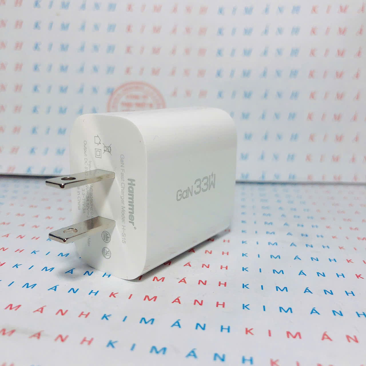 Củ sạc nhanh GaN Hammer  S15 công suất 33W, Check Qr hàng chính hãng, bảo hành chính hãng 12 tháng