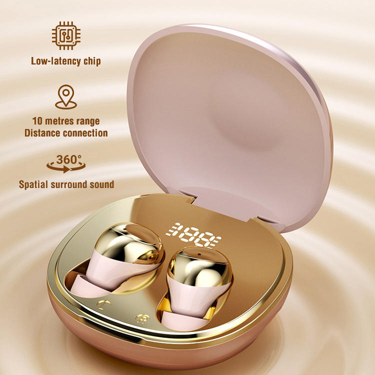 Tai Nghe Bluetooth 6.0 F213 Không Dây Mini Nhỏ Gọn Âm Thanh Nổi Giảm Tiếng Ồn Chống Nước Thể Thao Tai Nghe Ngủ Tàng Hình
