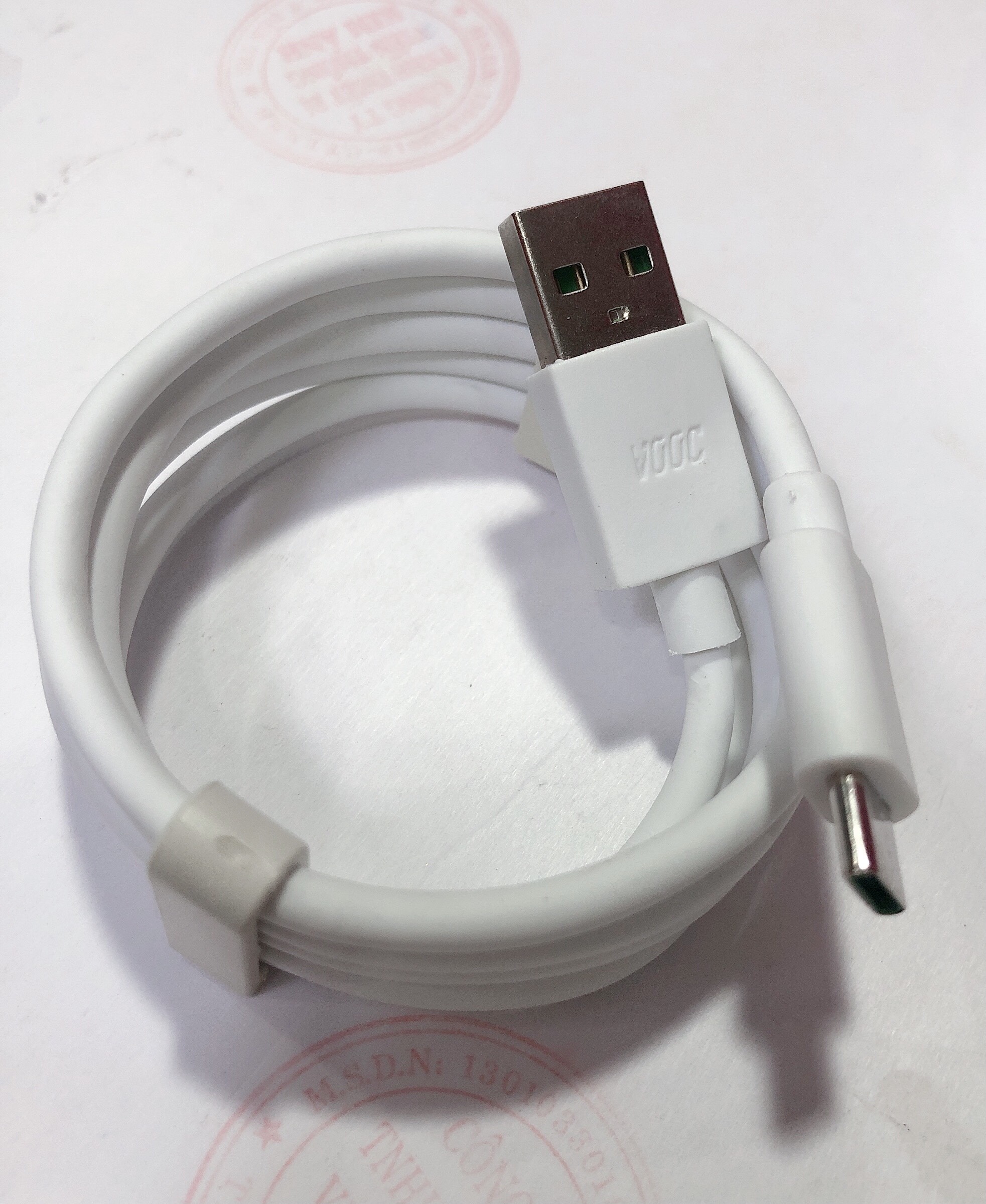 Dây sạc nhanh Oppo VOOC 4A Chuôi Type C, hàng chính hãng bảo hành 6 tháng