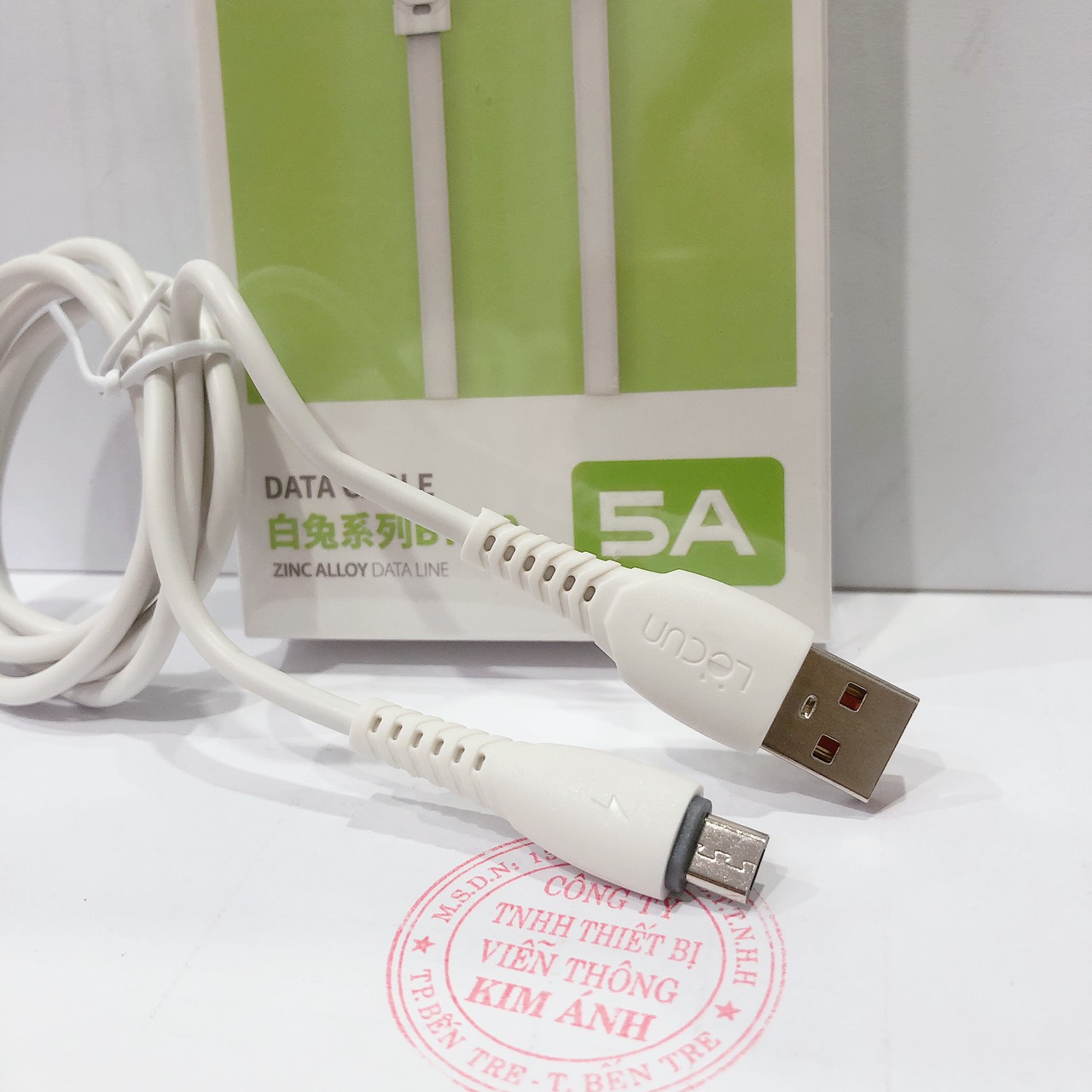 Micro- Dây sạc nhanh Lecun BT-10 dòng điện 5A chân cắm Micro Hàng Chính Hãng bảo hành 12 tháng