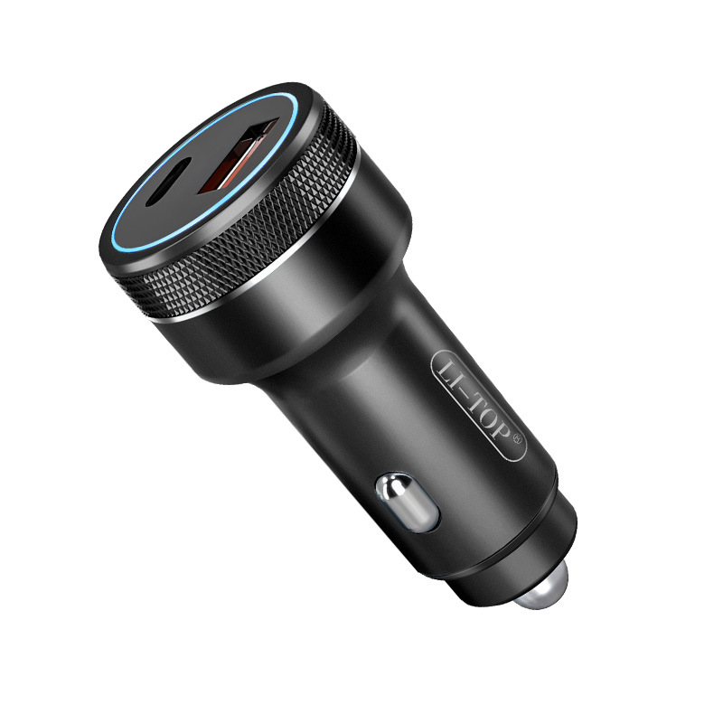 sạc xe hơi Li-Top QC33, Công suất thực 30W mỗi cổng có giấy kiểm nghiệm, sạc siêu nhanh phù hợp các loại ô tô