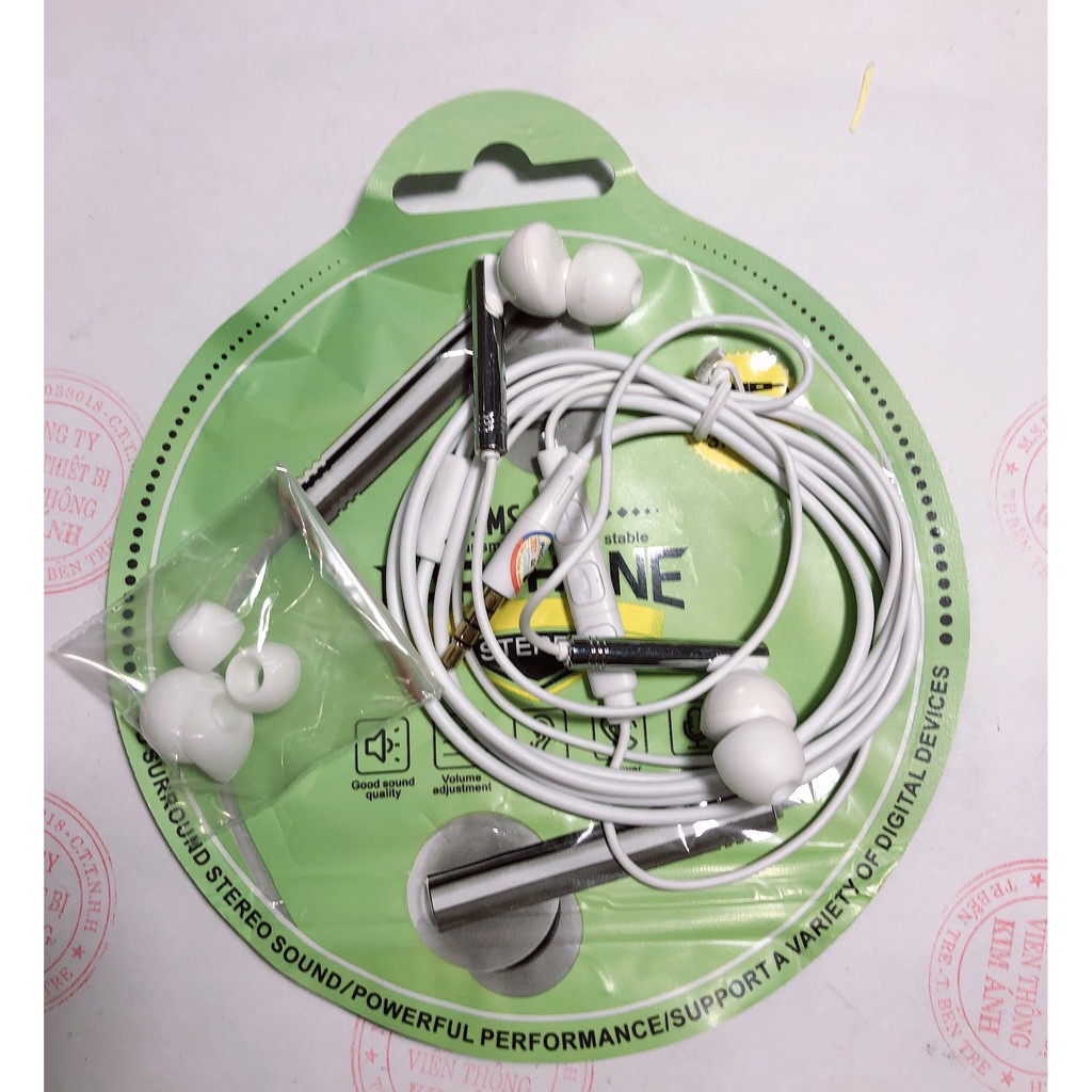 Tai nghe Hammer CHÍNH HÃNG R15 HiFi dây dài 1.2m với âm thanh trầm đa năng - Chân cắm 3.5ly, BẢO HÀNH 12 THÁNG