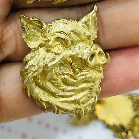 Eblem dán trang trí Zippo chủ đề 12 con giáp, chất liệu hợp đồng nguyên chất, hàng chuẩn zin Mỹ