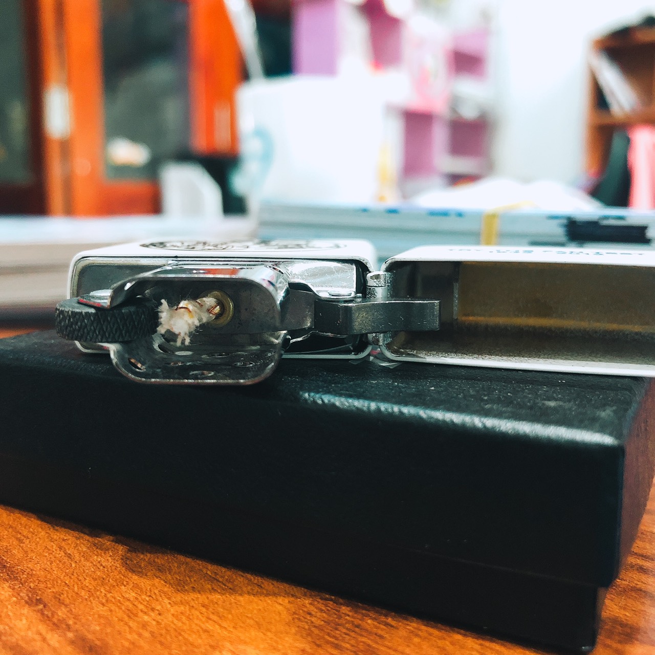 Bật lửa Zippo Mỹ sơn tĩnh điện TRY THE FAN TEST 1932-2012, Hàng chính hãng