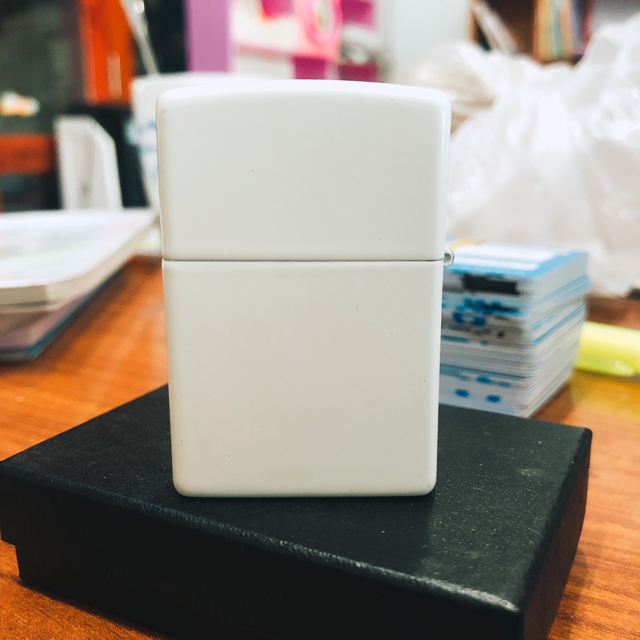 Bật lửa Zippo Mỹ sơn tĩnh điện TRY THE FAN TEST 1932-2012, Hàng chính hãng