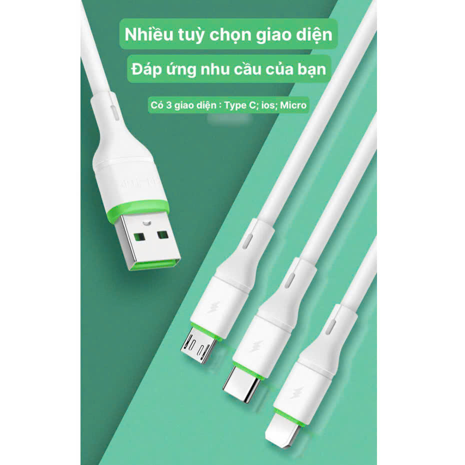 Dây sạc nhanh LI-TOP LX11 chân IOS / L  (hộp giấy) công suất 66W, Kim Ánh cho dùng thử 30 ngày, bảo hành 12 tháng