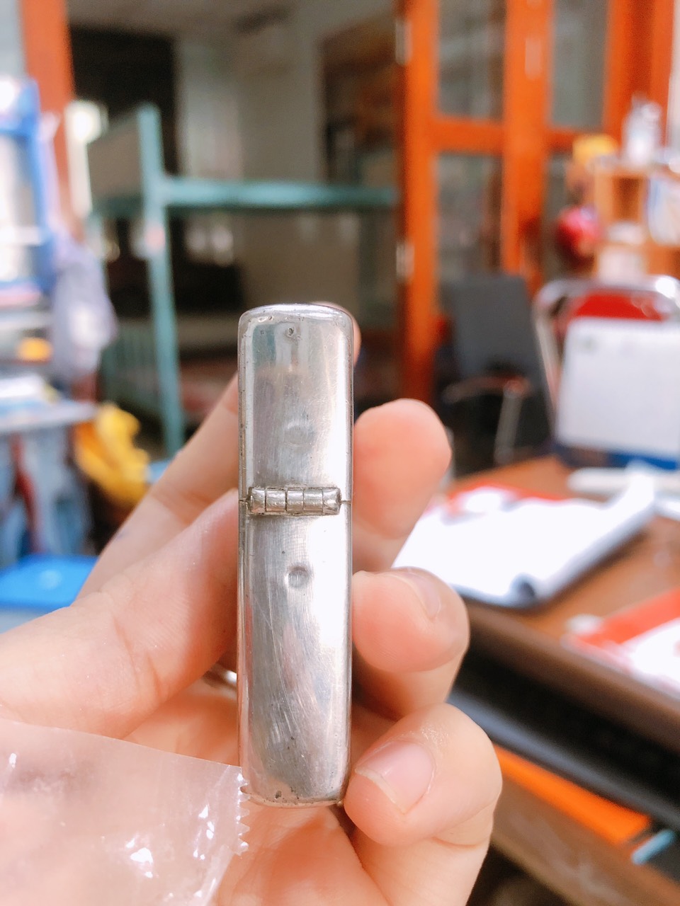 Bật lửa, hộp quẹt Zippo Mỹ Lacke bạc khắc ăn mòn full nắp ZI Limited No.0066 ( bản giới hạn), Hàng chính hãng