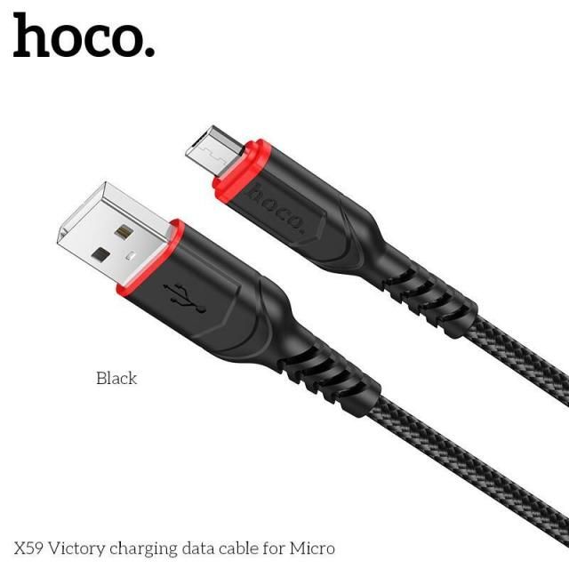 2 mét - Dây sạc nhanh X59 chuôi Micro dây dù dài 2 mét , Hàng chính hãng