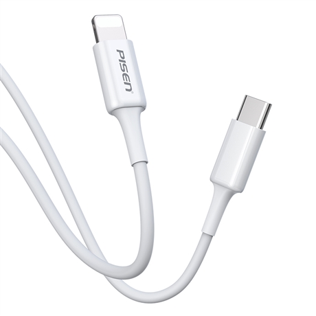 Bộ sạc Pisen Quick  (TS-C135) kèm cáp Type C ra IOS, Hàng chính hãng nội địa